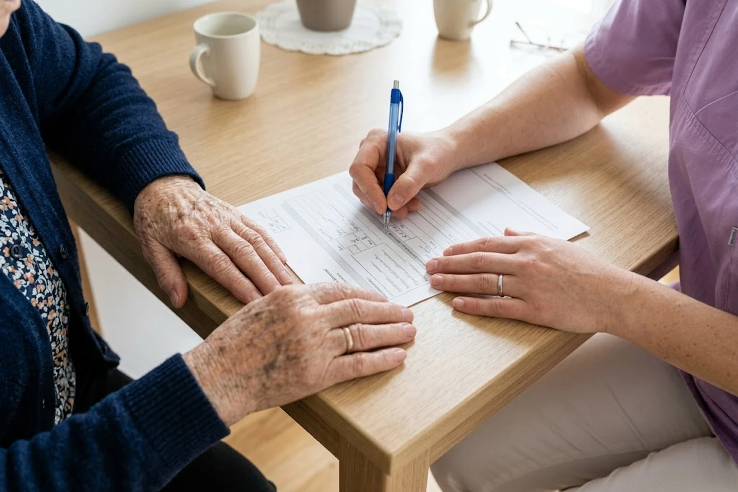 Beratungsgespräch zum Pflegegrad