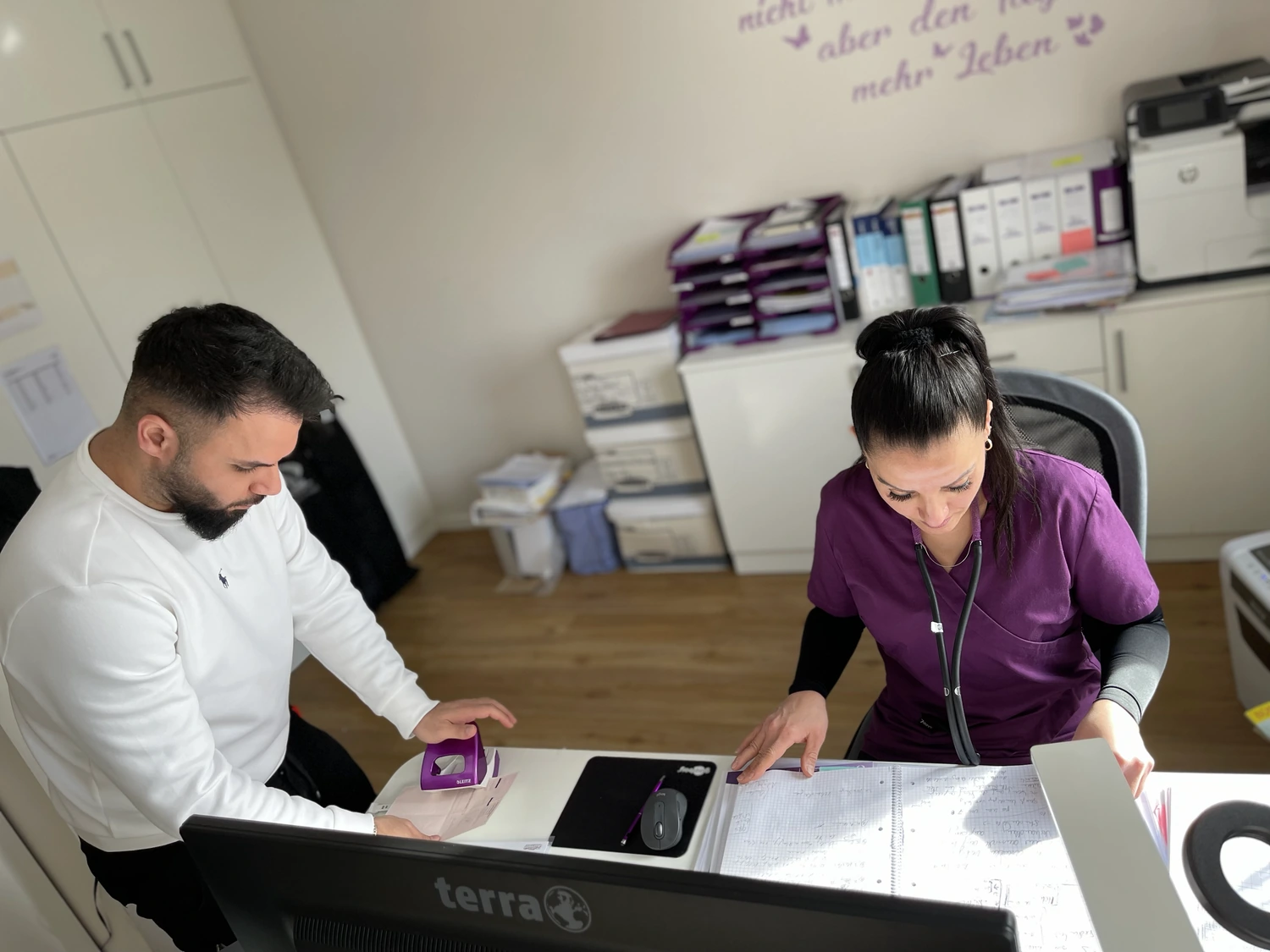 Pflegeplanung im Team bei Curamore